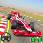 formula car racing android application logo